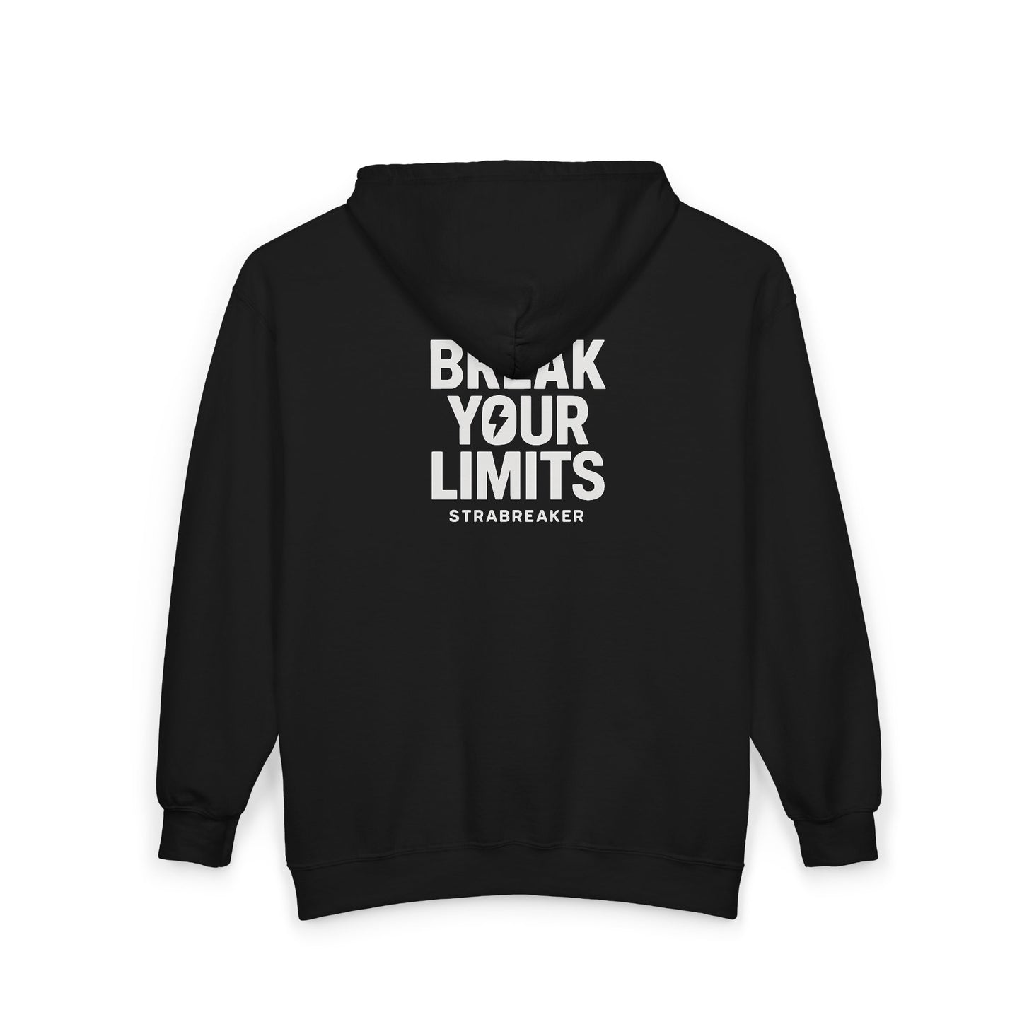 Break Your Limits Zip Hoodie — Motivational Full-Zip Sweatshirt